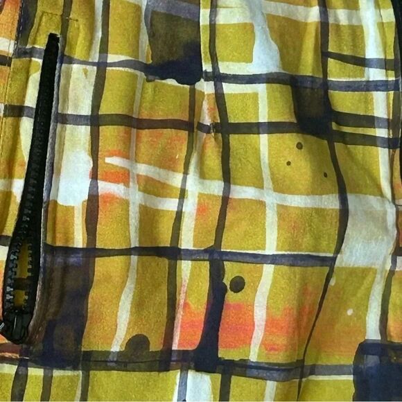 Designer Shorts Colorblock Beachwear Yellow Black Orange M - Picture 5 of 7